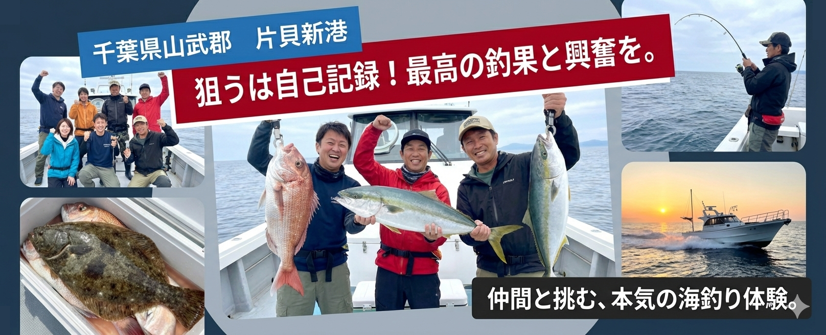 千葉県山武郡 片貝新港 海龍丸